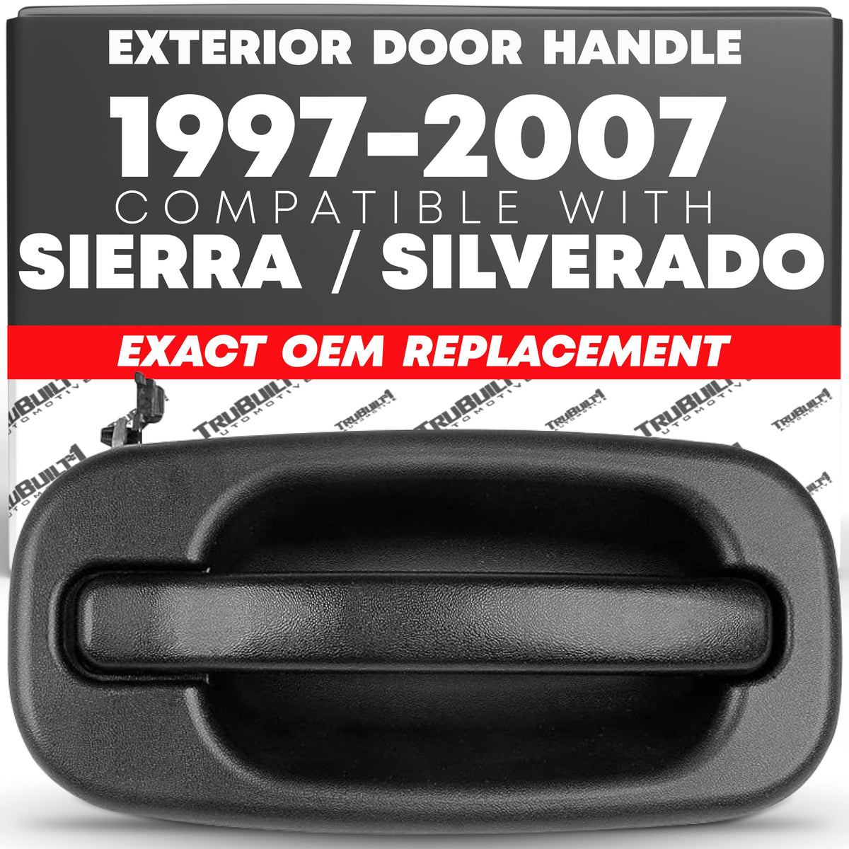 T1A Exterior Door Handle Front Passenger Right Side Replacement for 1999-2007 Chevrolet Silverado & GMC Sierra, Fits Avalanche Escalade Yukon XL Yukon Tahoe Suburban Denali T1A 15034986