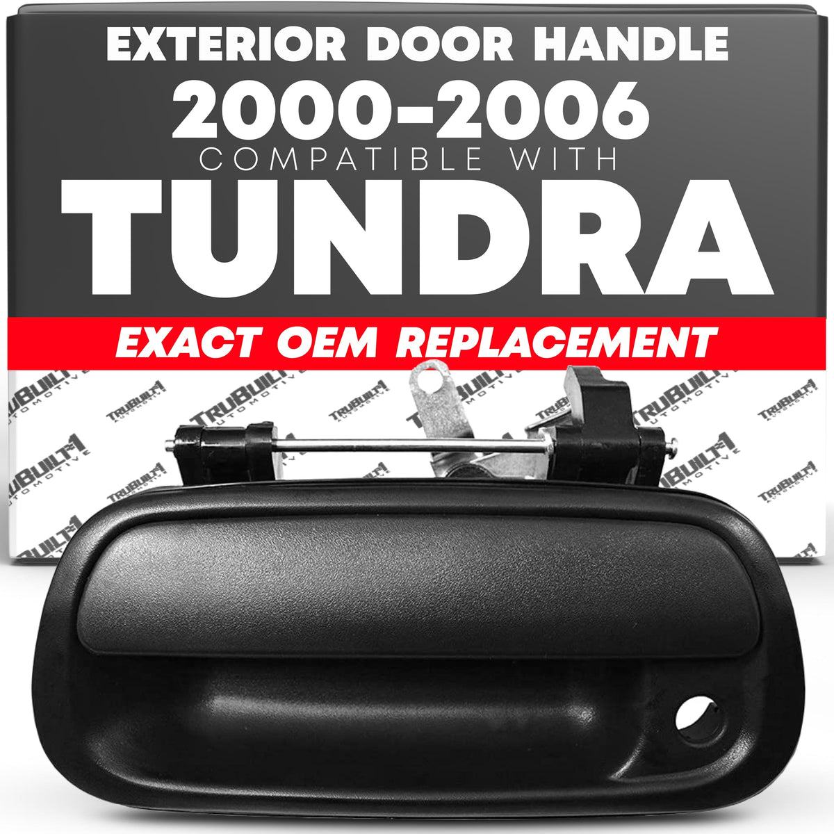 T1A TruBuilt 1 Automotive Tailgate Handle with Keyhole Compatible with 2000-2006 Toyota Tundra - Replaces 69090-0C030-C0, 69090-0C010