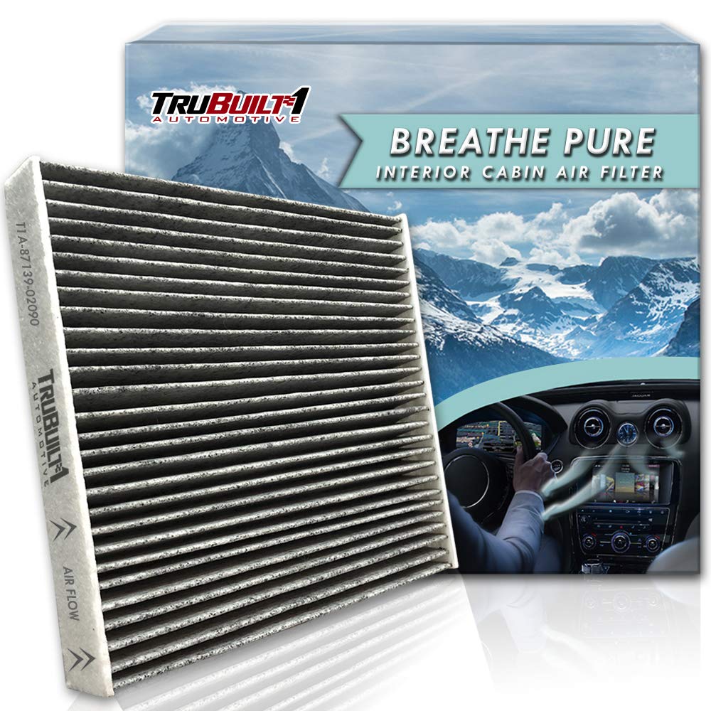 T1A 87139-02090 Compatible withToyota Cabin Air Filter - CP285 (CF10285) Replacement Includes Activated Carbon | Breathe Pure Premium Air Filters by T1A