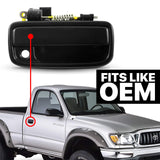 T1A Black Exterior Outside Front Right Passenger Side Door Handle Replacement for 1995-2004 Toyota Tacoma 69210-35020