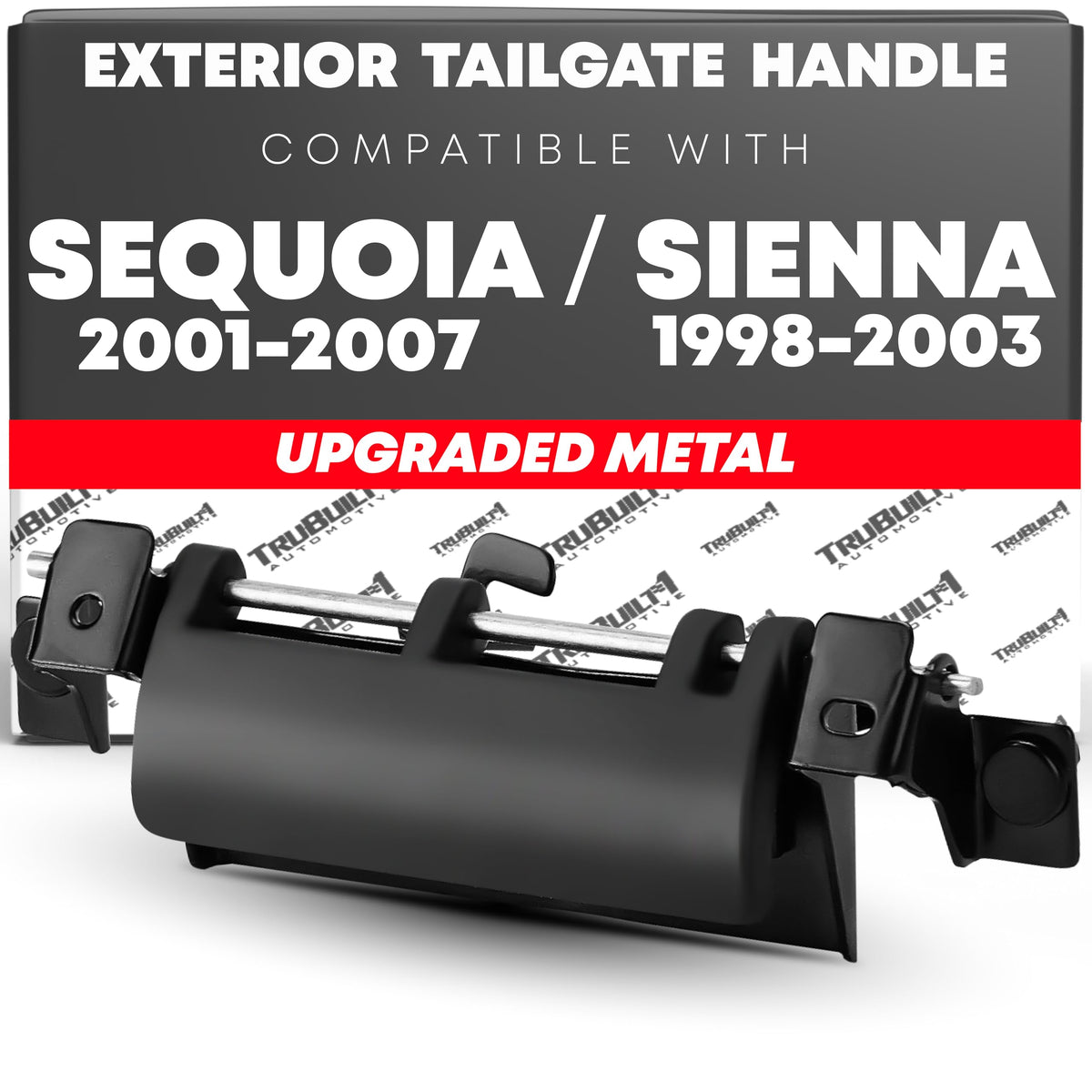 69090-08010 Heavy Duty Metal Rear Door Trunk Handle Replacement Compatible with 1998-2003 Toyota Sienna, 2001-2007 Toyota Sequoia Rear Door Latch Assembly - Tailgate Handle - Rear Hatch Door Handle